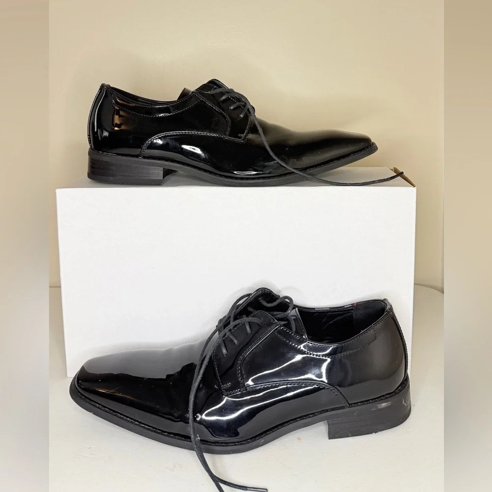 Men's Black Faranzi sz 11 Oxford Shoes